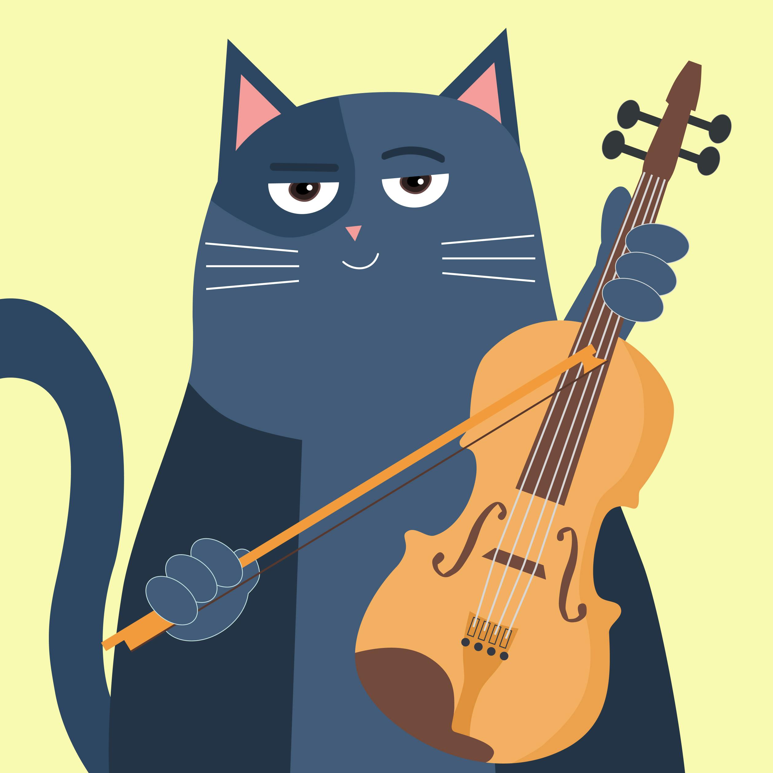 Aleksa's avatar is a confident-looking cat holding a violin. The violin suggests a creative or artistic personality, perhaps indicating that Aleksa enjoys music or has a passion for the arts. 