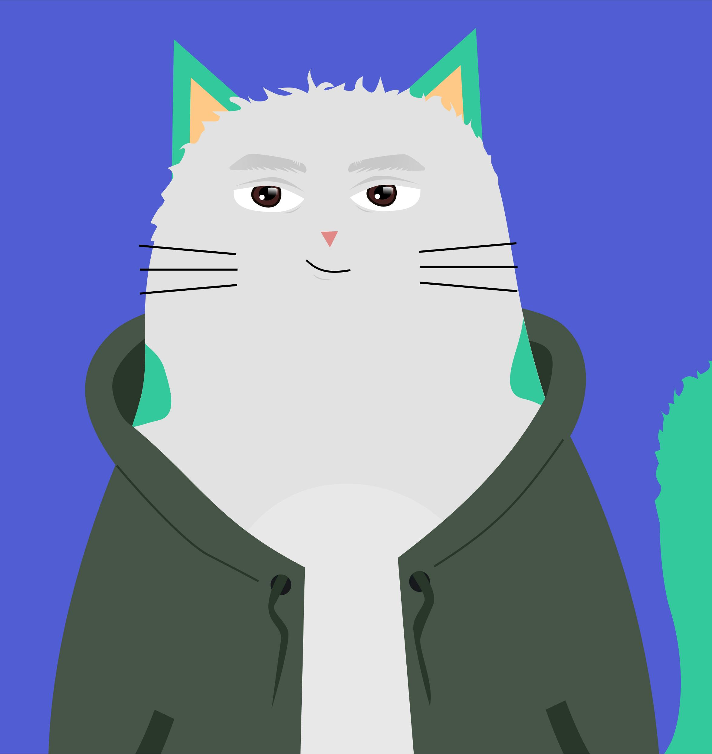 Darko's avatar is a cool-looking gray cat wearing a hoodie. The hoodie suggests a casual and relaxed personality, perhaps indicating that Darko enjoys comfort and simplicity. 